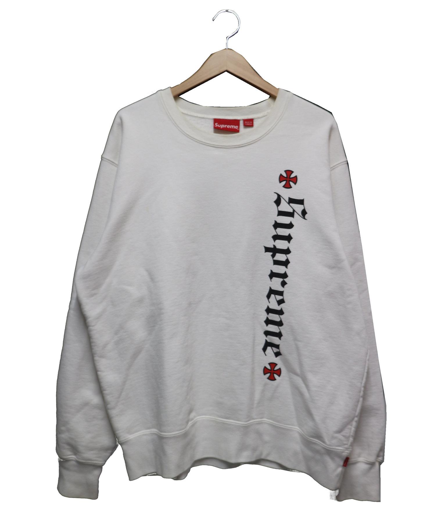 中古 古着通販 Supreme Independent シュプリーム インディペンデント ファックザレストクルーネックスウェット ホワイト サイズ Large 17aw Fuck The Rest Crew Neck ブランド 古着通販 トレファク公式 Trefac Fashion