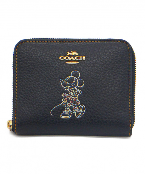 中古 古着通販 Coach Disney コーチ ディズニー 2つ折り財布 ブラック サイズ 上記参照 未使用品 b F11 ブランド 古着通販 トレファク公式 Trefac Fashion