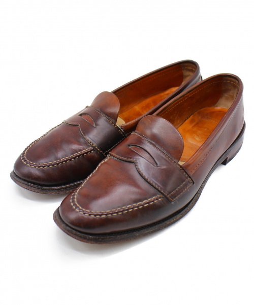 中古 古着通販 Alden Brooks Brothers オールデン ブルックスブラザーズ コードバンペニーローファー ブラック サイズ 8 760 ブランド 古着通販 トレファク公式 Trefac Fashion