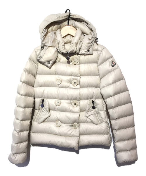 MONCLER（モンクレール）MONCLER (モンクレール) ダウンジャケット ホワイトの古着・服飾アイテム