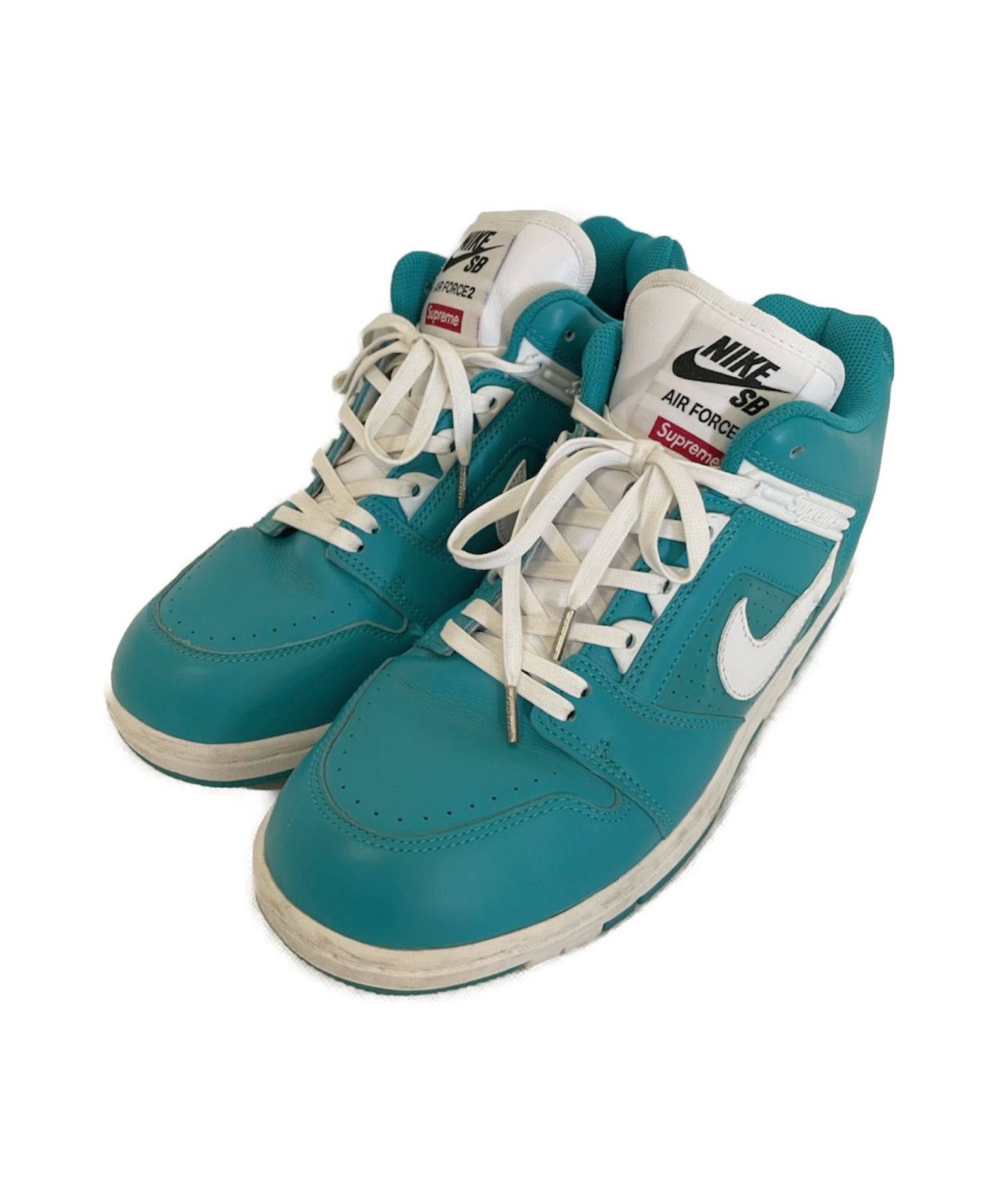 中古 古着通販 Nike Sb Supreme ナイキエスビー シュプリーム コラボスニーカー グリーン サイズ Us8 5 Uk7 5 Eur42 Nike Sb Air Force2 Low Supreme 0871 313 ブランド 古着通販 トレファク公式 Trefac Fashion