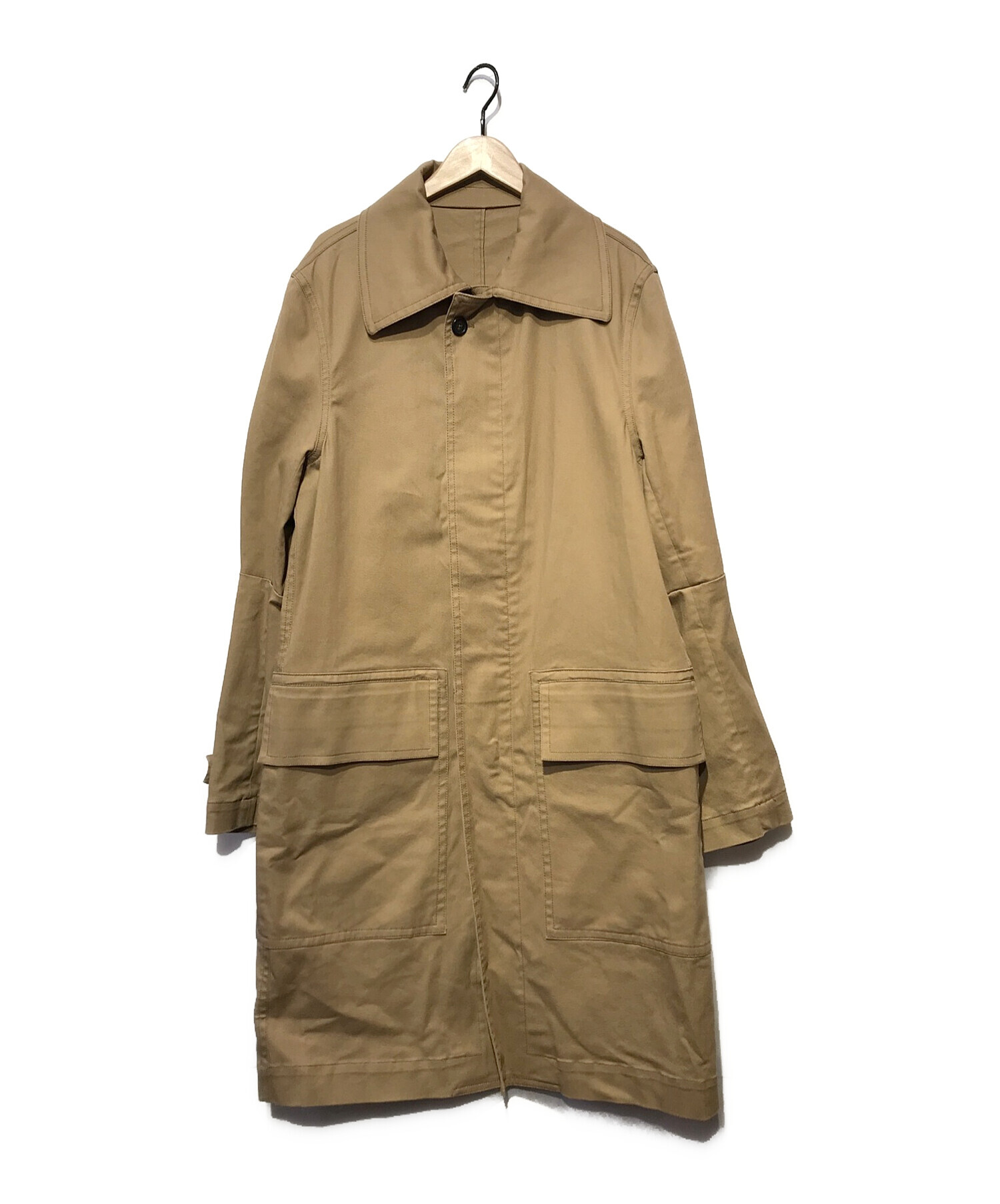 中古・古着通販】ANN DEMEULEMEESTER (アンドゥムルメステール) ビッグカラーコート ブラウン サイズ:XXS｜ブランド・古着通販  トレファク公式【TREFAC FASHION】