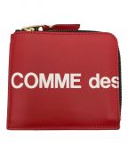 COMME des GARCONSコムデギャルソン）の古着「L字ファスナー ミニ財布」｜レッド