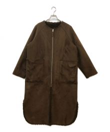 Ameri（アメリ）の古着「REVERSIBLE TWIN BOA COAT」｜ブラウン