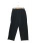 COOTIE PRODUCTIONS（クーティープロダクツ）の古着「Wool Serge 2 Tuck Easy Pants」｜ブラック