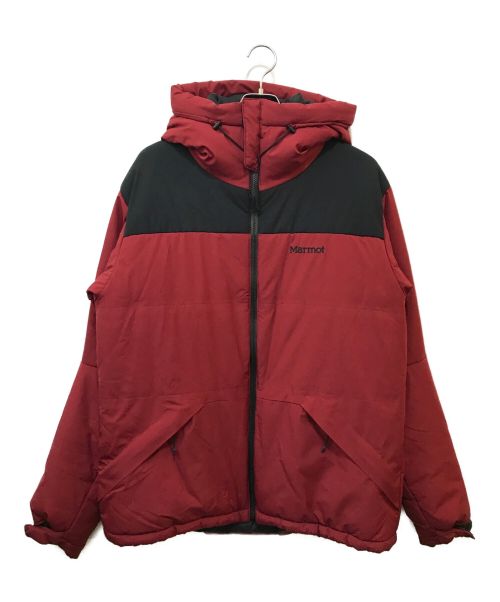 MARMOT（マーモット）MARMOT (マーモット) Warm Parbat Jacket レッド×ブラック サイズ:XLの古着・服飾アイテム