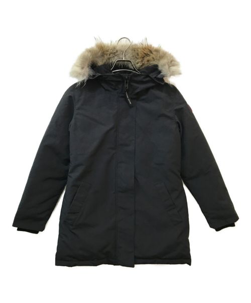 CANADA GOOSE（カナダグース）CANADA GOOSE (カナダグース) VICTORIA PARKA FF ネイビー サイズ:MMの古着・服飾アイテム