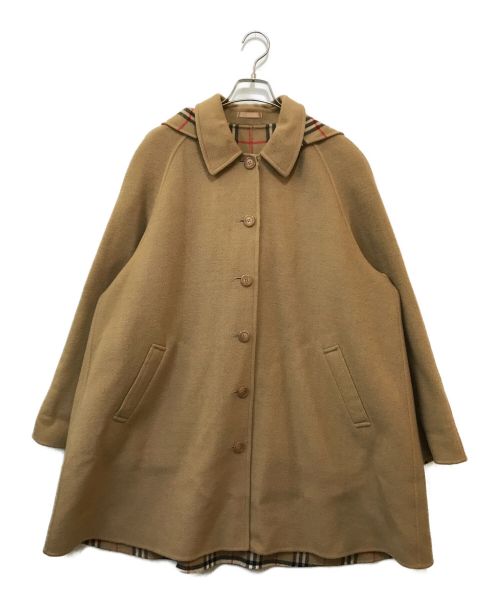 Burberry's（バーバリーズ）Burberry's (バーバリーズ) フーデッドコート ブラウン サイズ:9ARの古着・服飾アイテム