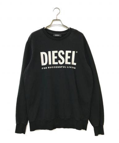 中古・古着通販】DIESEL (ディーゼル) ロゴスウェット ブラック サイズ:L｜ブランド・古着通販 トレファク公式【TREFAC  FASHION】スマホサイト