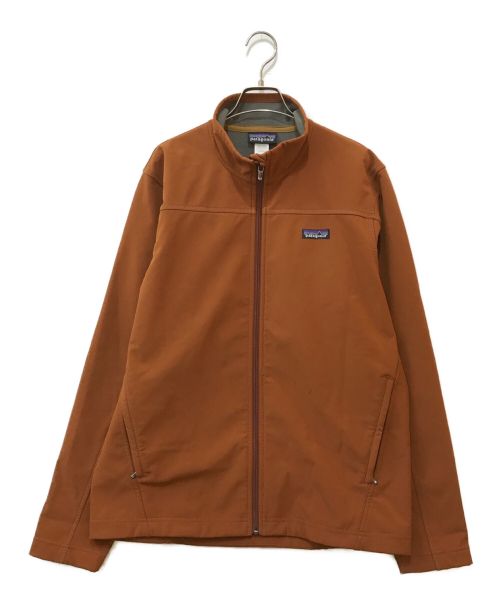 Patagonia（パタゴニア）Patagonia (パタゴニア) ソフトシェルジャケット ブラウン サイズ:Lの古着・服飾アイテム