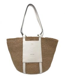 Chloe（クロエ）の古着「LARGE BASKET」｜ホワイト×ベージュ