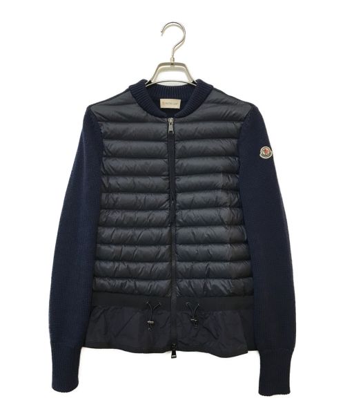 MONCLER（モンクレール）MONCLER (モンクレール) MAGLIONE TRICOT CARDIGAN ネイビー サイズ:XSの古着・服飾アイテム