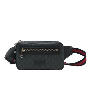 中古・古着通販】GUCCI (グッチ) ソフト GGスプリーム ベルトバッグ