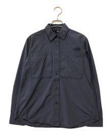 THE NORTH FACE（ザ ノース フェイス）の古着「ロングスリーブクラッドシャツ」｜ネイビー