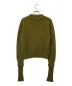 CLANE (クラネ) LAYER SLEEVE YAK KNIT TOPS カーキ サイズ:1：12800円