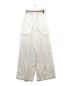 ENFOLD (エンフォルド) WIDE ELASTIC TROUSERS ホワイト サイズ:38：9000円