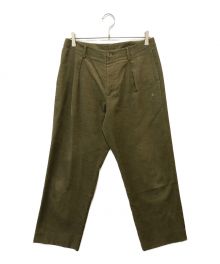 POLYPLOID（ポリプロイド）の古着「TACK SUIT PANTS」｜グリーン