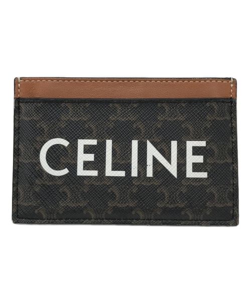 CELINE（セリーヌ）CELINE (セリーヌ) カードケース ブラウンの古着・服飾アイテム