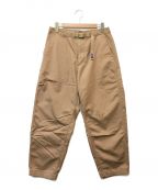 THE NORTHFACE PURPLELABELザ・ノースフェイス パープルレーベル）の古着「Stretch Twill Wide Tapered Pants」｜ベージュ