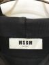 中古・古着 MSGM (エムエスジーエム) ロゴ スウェットフーディー ブラック サイズ:M：7000円