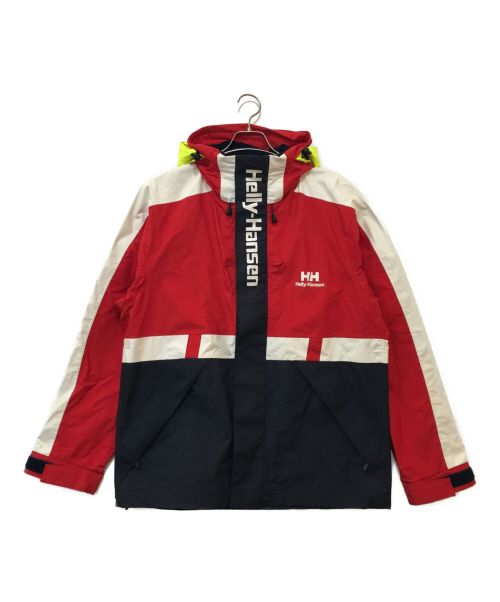 HELLY HANSEN（ヘリーハンセン）HELLY HANSEN (ヘリーハンセン) FORMULA LIGHT JACKET レッド×ネイビー サイズ:Lの古着・服飾アイテム