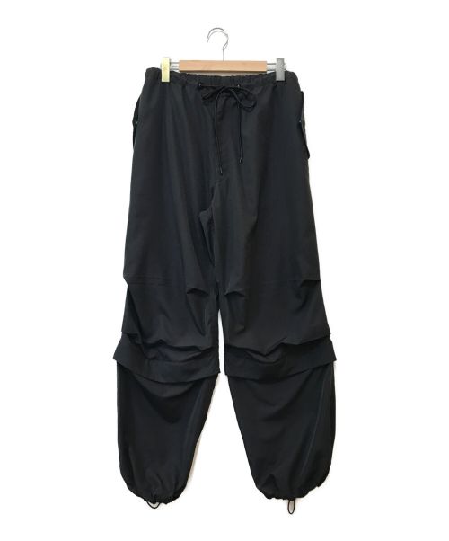 WILD THINGS（ワイルドシングス）WILD THINGS (ワイルドシングス) CONVERTIBLE OVER PANTS ブラック サイズ:XLの古着・服飾アイテム