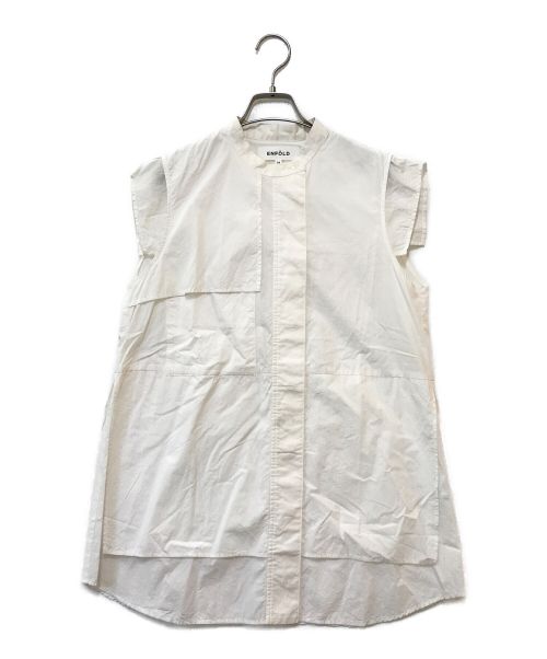 ENFOLD（エンフォルド）ENFOLD (エンフォルド) SQUARE FRENCH SHIRT ホワイト サイズ:38の古着・服飾アイテム