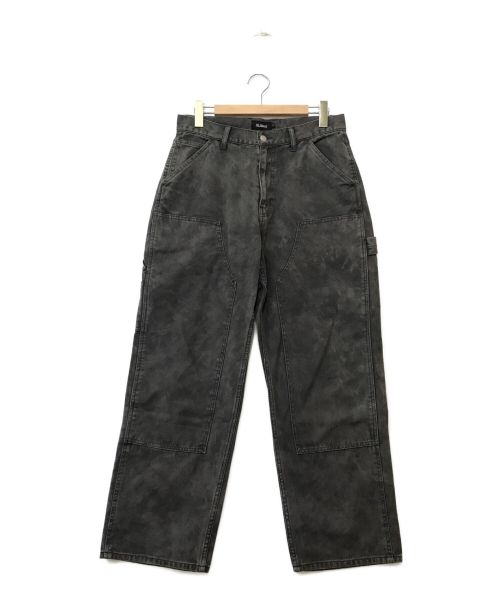 X-LARGE（エクストララージ）X-LARGE (エクストララージ) OVERDYE WORK PANT ブラック サイズ:32の古着・服飾アイテム