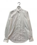 BOURRIENNE PARIS Xブリエンヌ・パリ・ディス）の古着「フリルカラーコットンシャツ」｜ホワイト