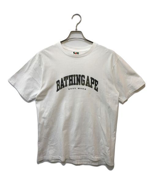 A BATHING APE（アベイシングエイプ）A BATHING APE (アベイシングエイプ) 1st Camo T-Shirt ホワイト サイズ:Lの古着・服飾アイテム