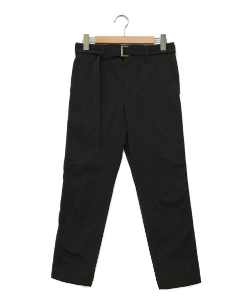 sacai（サカイ）sacai (サカイ) Cotton Nylon Oxford Pants ブラック サイズ:1の古着・服飾アイテム