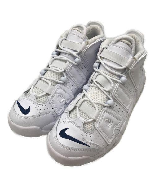 NIKE（ナイキ）NIKE (ナイキ) AIR MORE UPTEMPO GS ホワイト サイズ:US7Y 未使用品の古着・服飾アイテム