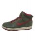 NIKE (ナイキ) stussy (ステューシー) DUNK HIGH レッド×カーキ サイズ:US9.5：10000円