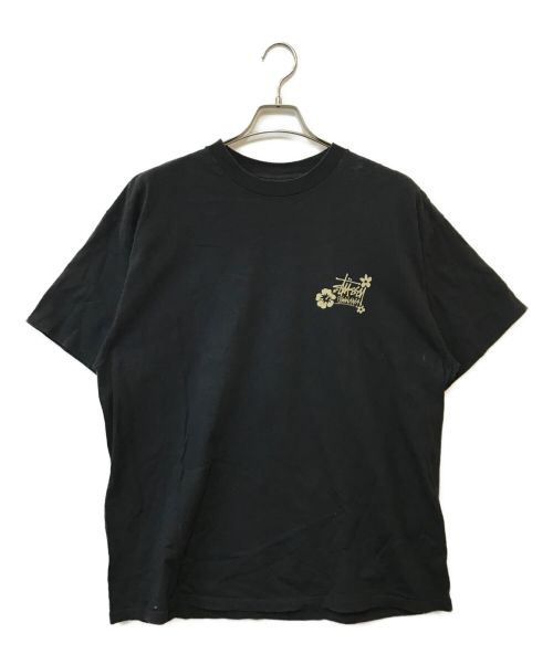 stussy（ステューシー）stussy (ステューシー) プリントTシャツ ブラック サイズ:XLの古着・服飾アイテム