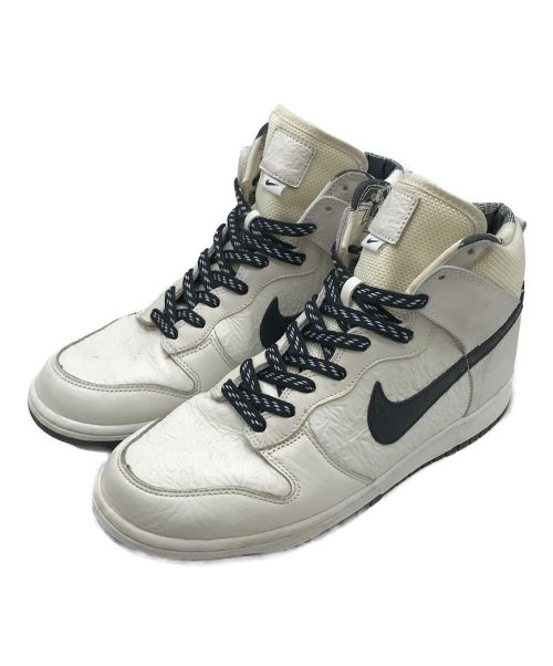 NIKE（ナイキ）NIKE (ナイキ) stussy (ステューシー) DUNK HIGH ホワイト サイズ:US10の古着・服飾アイテム