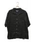POLO RALPH LAUREN（ポロ・ラルフローレン）の古着「オープンカラーチェックシャツ」｜ブラック