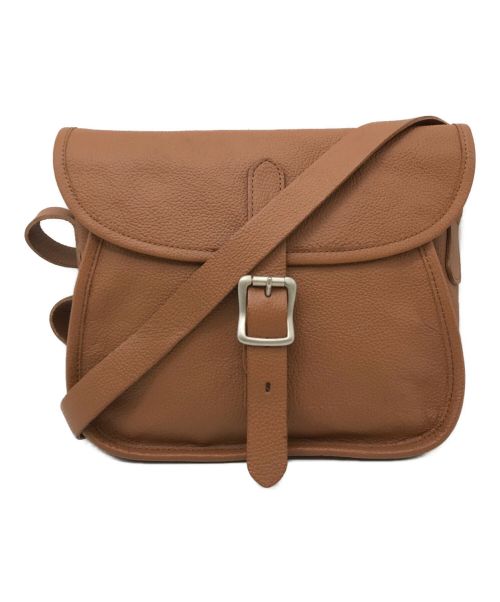 SLOW（スロウ）SLOW (スロウ) fino mini cartridge shoulder bag ブラウンの古着・服飾アイテム