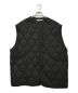 VICTIM&CO.（ヴィクティム）の古着「QUILTED BIG VEST」｜ブラック