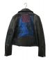 DIESEL (ディーゼル) グラフィックパッチライダースジャケット ブラック サイズ:M：14800円