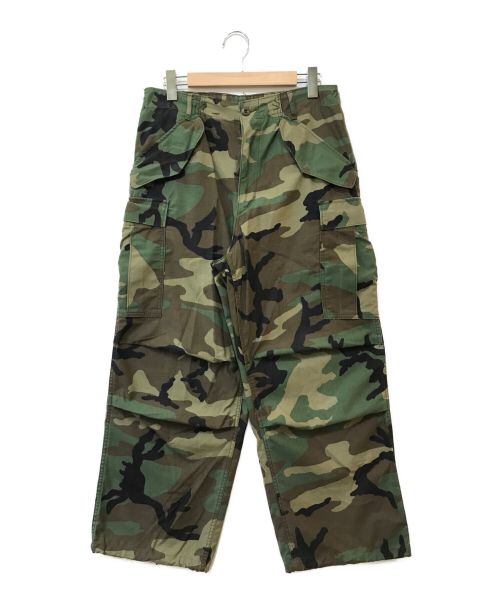 US ARMY（ユーエスアーミー）US ARMY (ユーエス アーミー) M-65 Trousers WOODLAND CAMO オリーブ サイズ:ＳＭＡＬＬーＲＥＧＵＬＡＲの古着・服飾アイテム