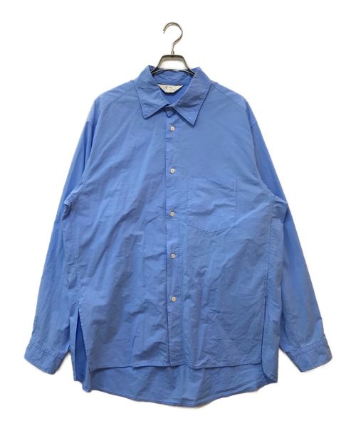 ANCELLM（アンセルム）ANCELLM (アンセルム) WRINKLES OVERSIZED LS SHIRT ブルー サイズ:2の古着・服飾アイテム