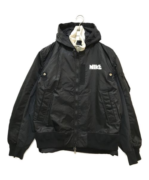 NIKE（ナイキ）NIKE (ナイキ) sacai (サカイ) NRG LAYERED JKT ホワイト×ブラック サイズ:XLの古着・服飾アイテム