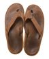 中古・古着 ISLAND SLIPPER (アイランドスリッパ) stussy (ステューシー) ビーチサンダル ブラウン サイズ:10：6000円