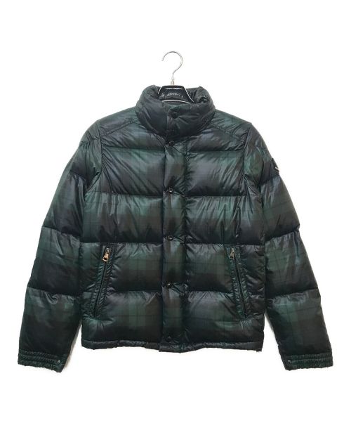 MONCLER（モンクレール）MONCLER (モンクレール) EVERダウンジャケット ネイビー×グリーン サイズ:2の古着・服飾アイテム