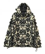 SUPREMEシュプリーム）の古着「celtic knot reversible windstopper fleece hooded jacket」｜ホワイト×ブラック