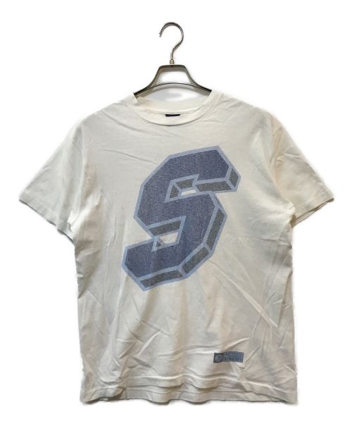 OLD STUSSY（オールドステューシー）OLD STUSSY (オールドステューシー) プリントTシャツ ホワイト サイズ:Lの古着・服飾アイテム