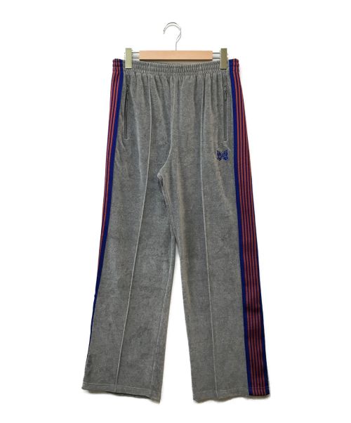 Needles（ニードルズ）Needles (ニードルス) KEBOZ (ケボズ) VELOUR TRACK PANT グレー サイズ:Mの古着・服飾アイテム