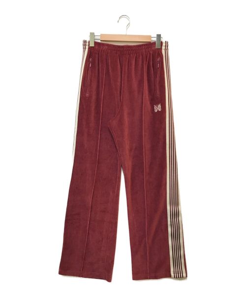 Needles（ニードルズ）Needles (ニードルス) KEBOZ (ケボズ) VELOUR TRACK PANT レッド サイズ:Mの古着・服飾アイテム