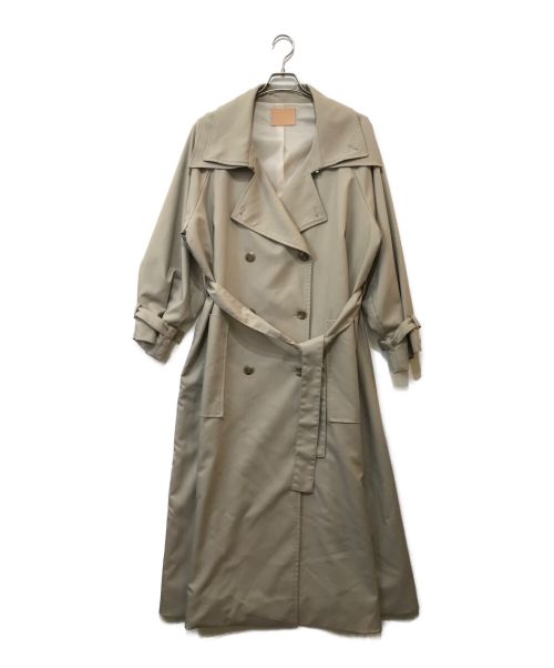 SR（シアー）SR (シアー) DOUBLE DRESS TRENCH COAT アイボリー サイズ:1の古着・服飾アイテム