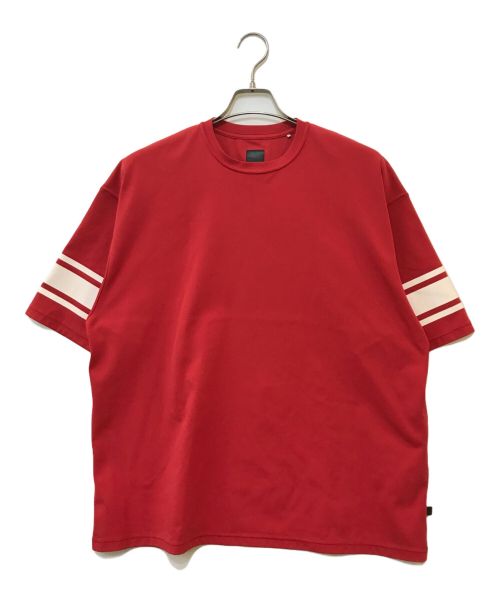 DAIWA PIER39（ダイワ ピア39）DAIWA PIER39 (ダイワ ピア39) Tech Line Tee S/S レッド サイズ:Mの古着・服飾アイテム